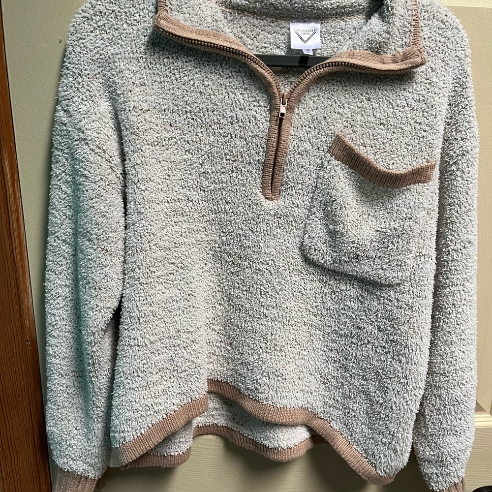 Freshman 1996 tan quarter zip